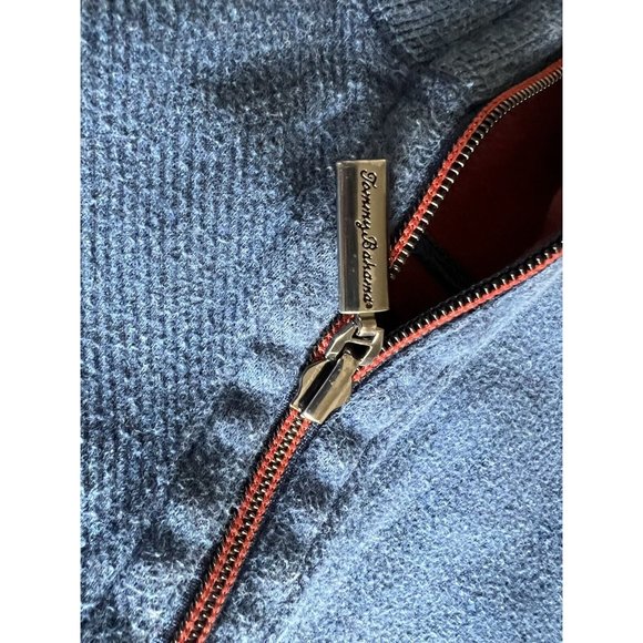 Tommy Bahama Reversible Sweatshirt Men's Size XL* Blue Red Wine Long Sleeve - Picture 5 of 5